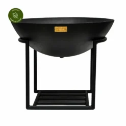 Ivyline Cast Iron Black Firebowl On Stand - Large -Garden Care Shop ivyline cast iron black firebowl on stand large 1000x1000 64d508ac715b2 l