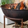 Ivyline Cast Iron Rust Firebowl On Stand - Large -Garden Care Shop ivyline cast iron rust firebowl on stand large 1000x1000 64d508ae70c07 l