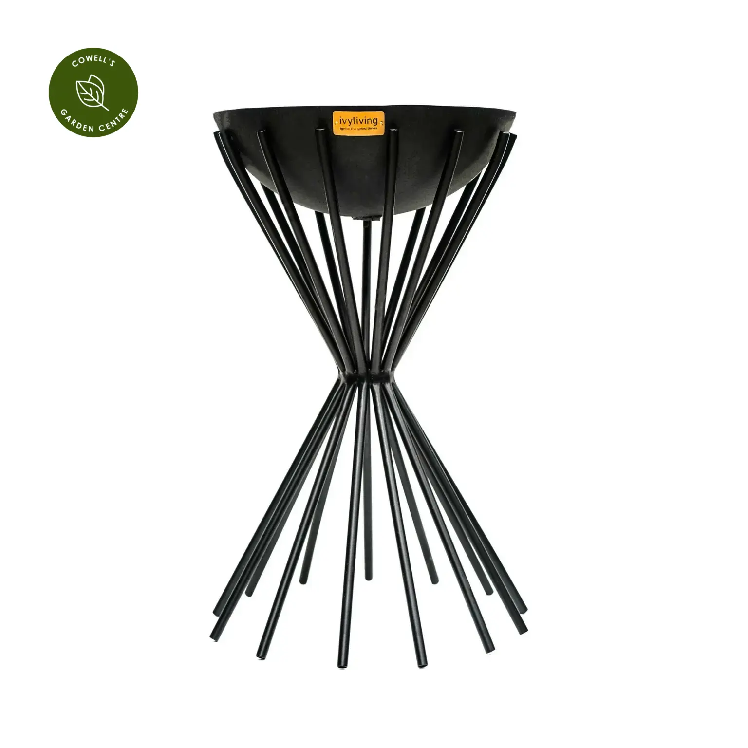 Ivyline Dakota Black Fire Pit - Tall 4 Ivyline Dakota Black Fire Pit - Tall - Image 2