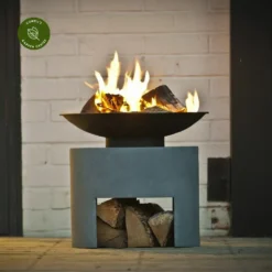 Ivyline Firebowl On Oval Console