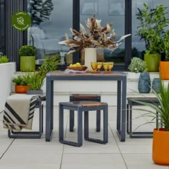 Ivyline Spitalfields Square 5 Piece Furniture Set