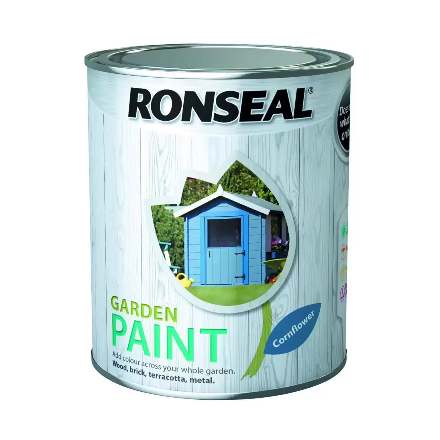 Ronseal Garden Paint Cornflower 2.5L 3 Ronseal Garden Paint Cornflower 2.5L