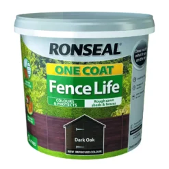 Ronseal One Coat Fencelife Dark Oak 5L